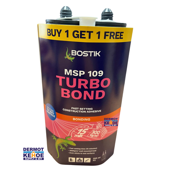 Bostik MSP 109 Turbo Bond - Twin Pack Special Offer - 8000972